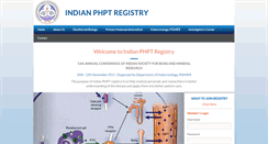 Desktop Screenshot of indianphptregistry.com